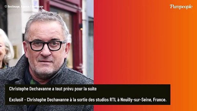 Mes enfants ont déjà... : Christophe Dechavanne et sa mort, il révèle ce qu'il adviendra de lui