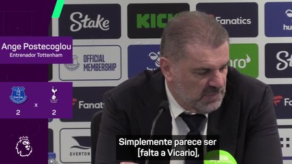 Postecoglou: "Los árbitros son reacios a sancionar cualquier contacto en el área, esperan al VAR"