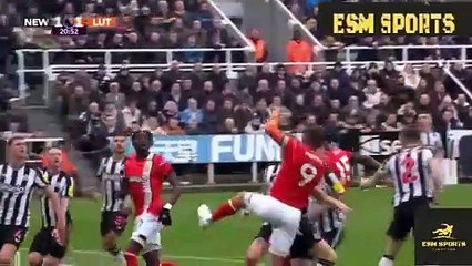 Newcastle vs Luton Town 4-4 All Goals & Highlights 2024