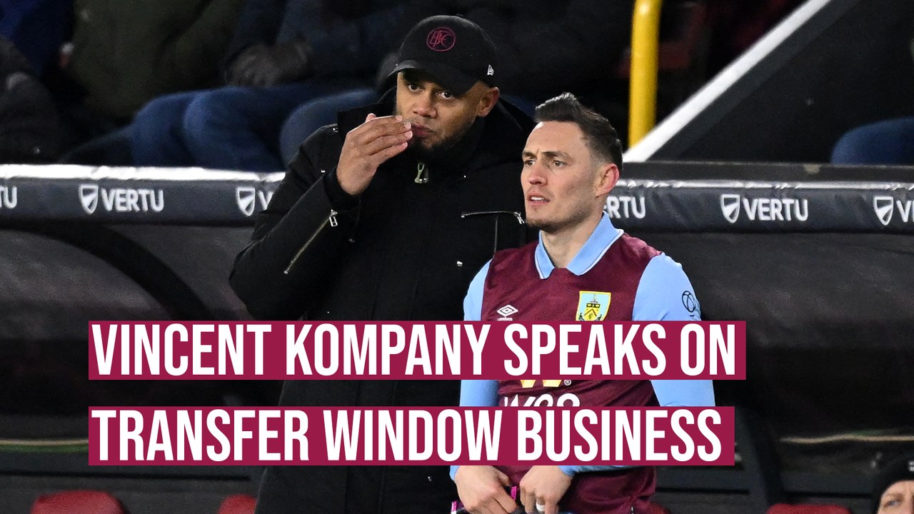 Vincent Kompany explains why he let Anass Zaroury and Connor Roberts leave Turf Moor on loan