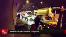 Osmaniye'de yolcu otobüsü tıra çarptı