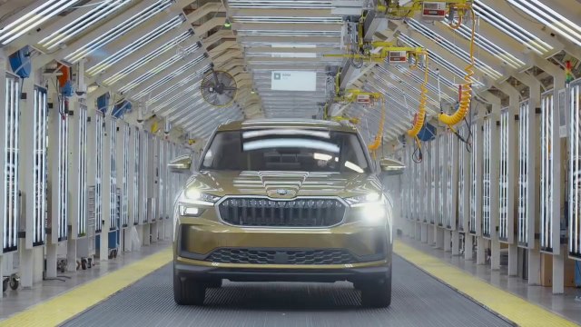 Škoda Auto launches production of the all-new Kodiaq in Kvasiny _ Skoda KOdiaq Production Footage