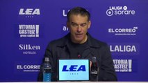 Rueda de prensa de Luis García Plaza tras el Alavés vs. Barcelona de LaLiga EA Sports