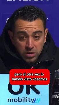 Rajada de Xavi contra los árbitros