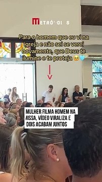 Jovem filma crush na missa, vídeo viraliza e os dois ficam juntos em cidade de Santa Catarina
