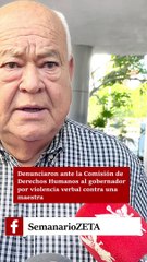 Víctor Castro denunciado por violencia verbal.