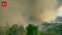 Residentes evacuan mientras incendios forestales se salen de control en Chile