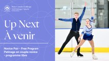 Novice Pair Free Program - RINK 2  - 2023-2024 SKATE CANADA CHALLENGE – PRE-NOVICE/NOVICE (11)