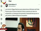 Luis Antonio Villegas Ramírez asume el Ministerio del Poder Popular para el Comercio Nacional