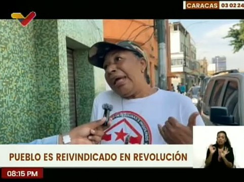 Pueblo caraqueño respalda las acciones de la Revolución Bolivariana