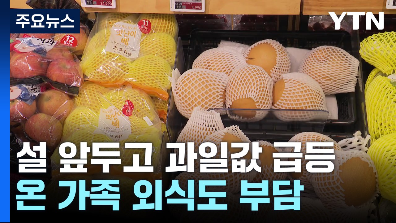 물가 상승 폭 둔화에도...과일 등 농수산물 '부담' / YTN