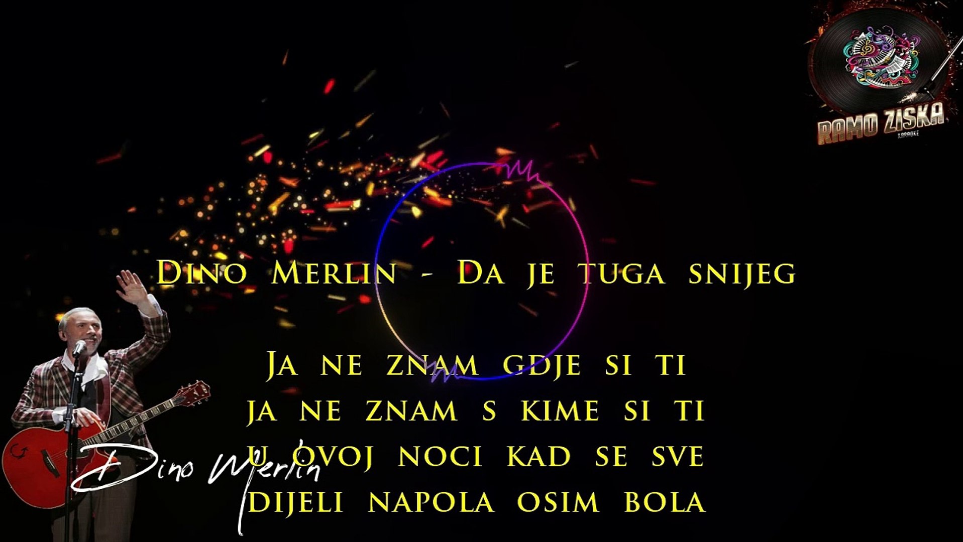 ⁣Dino Merlin-Da Je Tuga Snijeg Karaoke