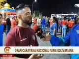 Juventud Bolivariana del edo. Anzoátegui en caravana nacional se trasladan para Caracas