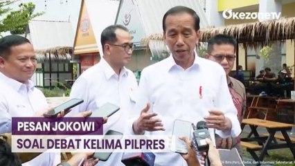 Скачать видео: Pesan Jokowi soal Debat Kelima Pilpres: Sampaikan Substansial, Tidak Personal