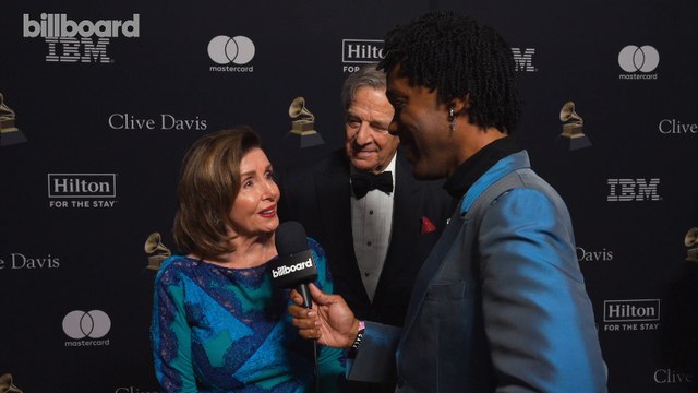 Nancy Pelosi Talks Upcoming Election, President Joe Biden's Victory in South Carolina & More | Clive Davis Pre-Grammy Gala 2024