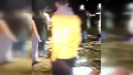 Düşen helikopterin enkazından ilk görüntüler