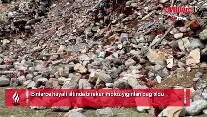 Yürek yakan kare! Binlerce hayal bu moloz yığınlarının altında kaldı