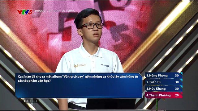 VTV3 - Đường lên đỉnh Olympia năm thứ 24 - Cuộc thi Tháng 1 - Quý 2 (04/02/2024, 25 Tháng Chạp)