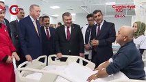 ERDOĞAN, HATAY EGİTİM ARAŞTIRMA HASTANESİ İLE İSKENDERUN DEVLET HASTANESİ AÇILIÇ TÖRENİ SONRASI HASTA ZİYARETİNDE BULUNDU