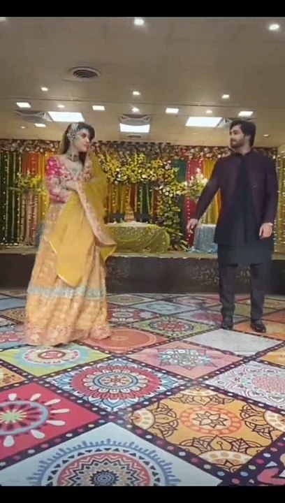 Aiman and Mujtaba dance on their wedding