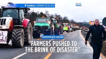 Farmers in Greece dump apples and chestnuts in Europe's latest agriculture protest