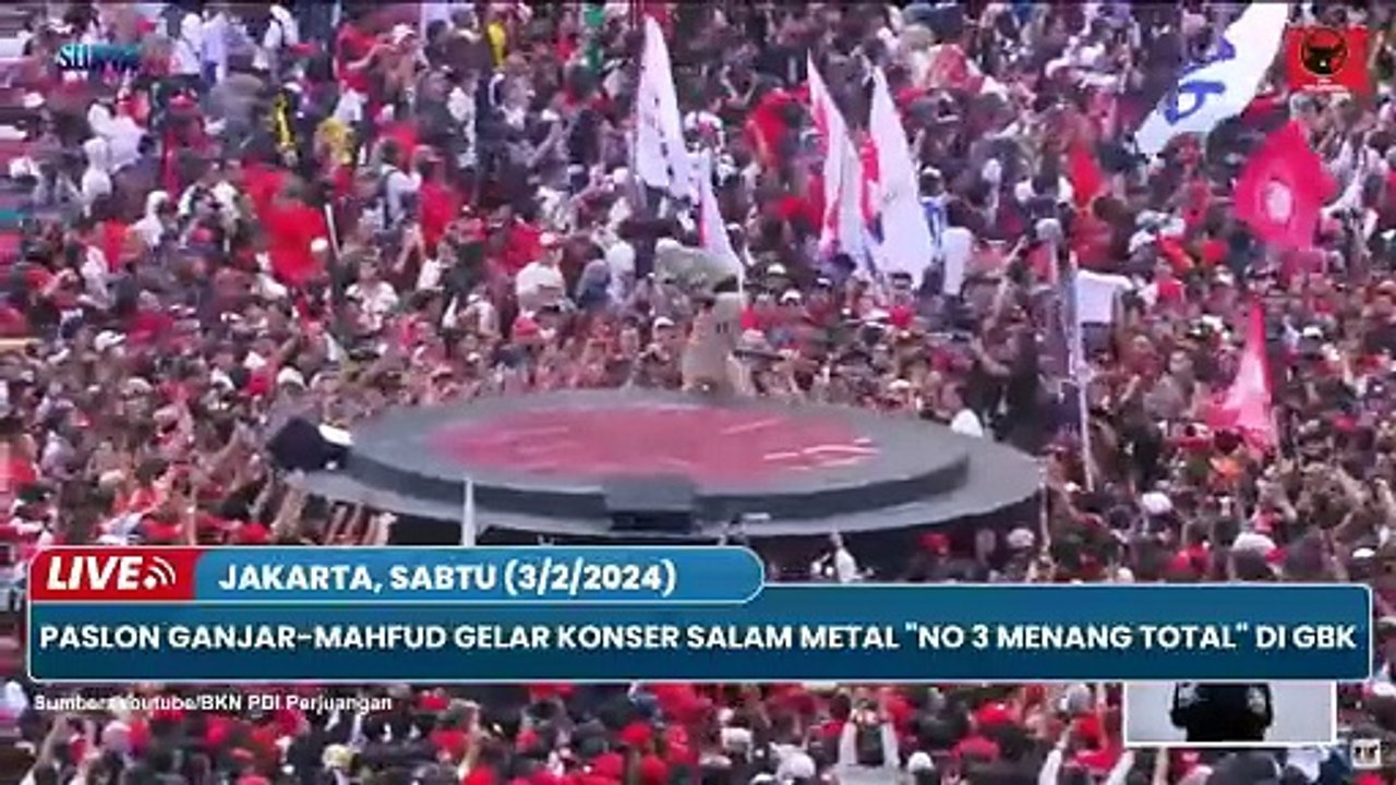 GANJAR PELUK ERAT AHOK di Tengah Ribuan Massa GBK, Slank_ Hidup Sederhana Tapi Penuh Cinta