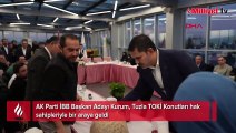 AK Parti İBB Başkan Adayı Kurum, Tuzla TOKİ Konutları hak sahipleriyle bir araya geldi