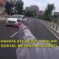 İstanbul’da motosikletli magandadan tepki çeken paylaşım