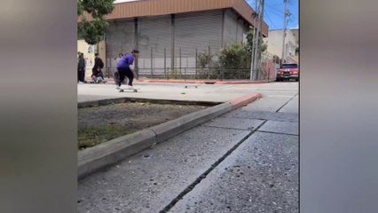 Skate board failure completion fail