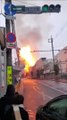 فيديو.. حريق ضخم في طوكيو يعطل حركة القطارات عدة ساعات