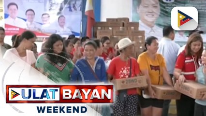 Tulong para sa mga nasalanta ng baha sa Davao region, patuloy sa pagbuhos