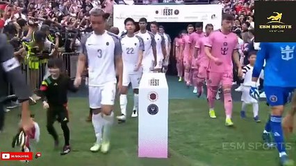 Inter Miami vs Hong Kong 4-1 Highlights & All Goals 2024 Messi Show