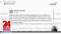 Mayor Baste Duterte, nag-sorry siya dahil naaawa siya kay Sen. Imee Marcos | 24 Oras Weekend