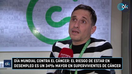 Video herunterladen: Día Mundial Contra el Cáncer: el riesgo de estar en desempleo es un 34% mayor en supervivientes de cáncer