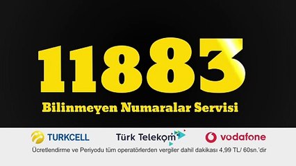 11883 Bilinmeyen Numaralar Servisi Versiyon 2 reverse video