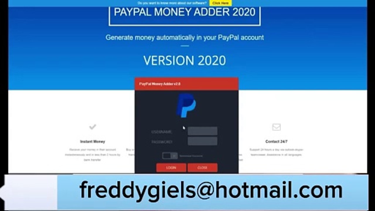PayPal Money Adder 2024