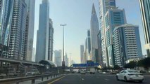 Sheikh Zayed Road Driving Tour & Dubai International Airport 2024  4K