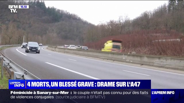 4 morts et un blessé grave dans un accident de la route sur l'A47 cette nuit