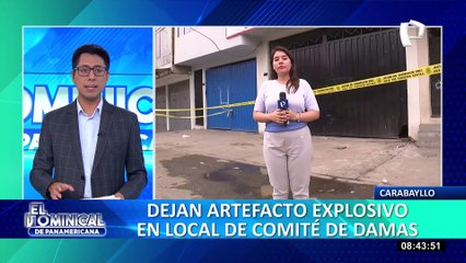 Terror en Carabayllo: sujeto encapuchado deja artefacto explosivo en comité de damas