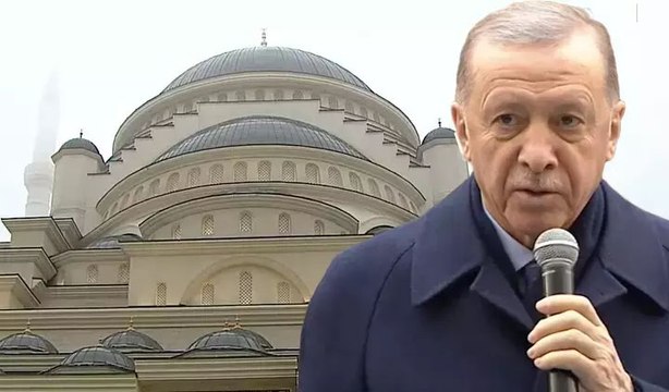 Şahinbey Millet Camii açıldı... Cumhurbaşkanı Erdoğan: Birlik ve beraberliği sembolüdür
