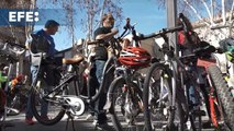 Ciclistas salen a la calle para reclamar más carriles bici en Barcelona