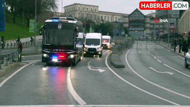 Beşiktaş, Trabzonspor maçı için stadyuma geldi