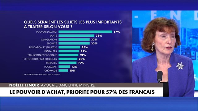 Noëlle Lenoir : «L'opinion publique est très versatile»
