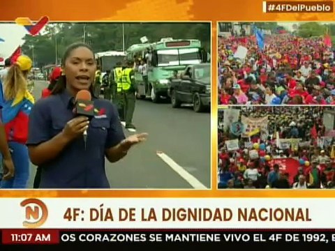 Caravanas nacionales y la Furia Bolivariana se encuentran en la Autopista Gran Mariscal de Ayacucho