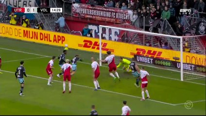 الدوري الهولندي الممتاز أوتريخت . فوليندام  الأسبوع 20 الشوط الاول   2024-02-04