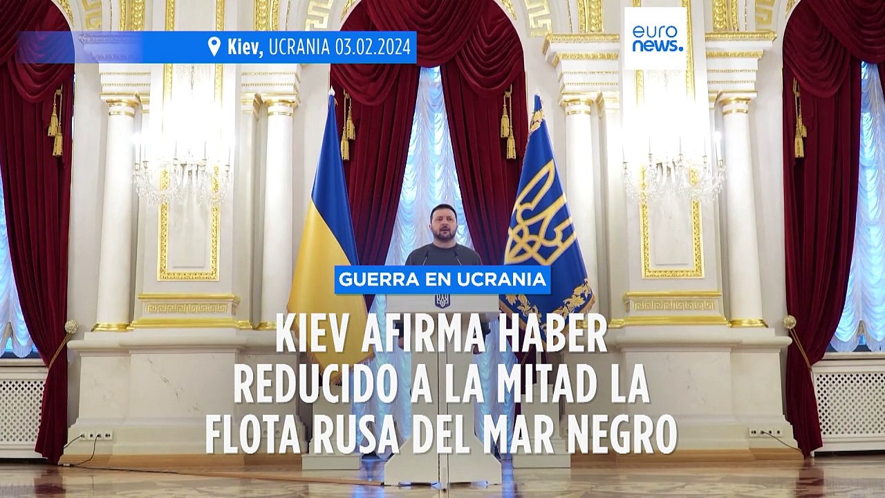 Zelenski condecora a un grupo de soldados ucranianos: "Rusia siente el dolor de sus acciones":