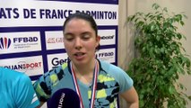 Interview d Anne Tran et de Margot Lambert championnes de France en double dames