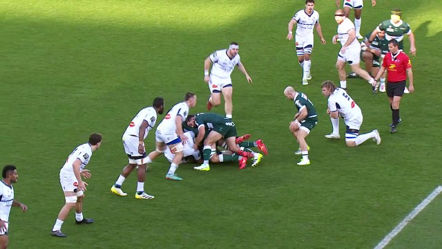 TOP 14 - Essai de Dan ROBSON (SP) - Section Paloise - Castres Olympique