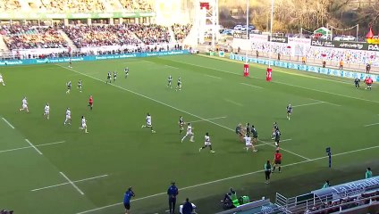 TOP 14 - Essai de Yann PEYSSON (CO) - Section Paloise - Castres Olympique