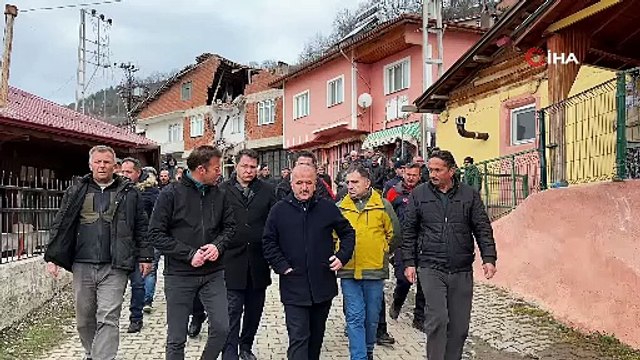 Tokat'ta heyelan; 4 ev, 1 cami yıkıldı, 39 ev boşaltıldı